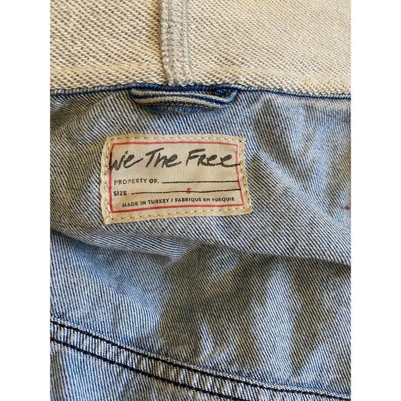 Free People Flawless Hooded Denim Jacket S - Picture 5 of 7